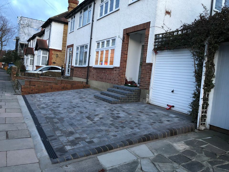 Build a driveway with style while your neighbours watch