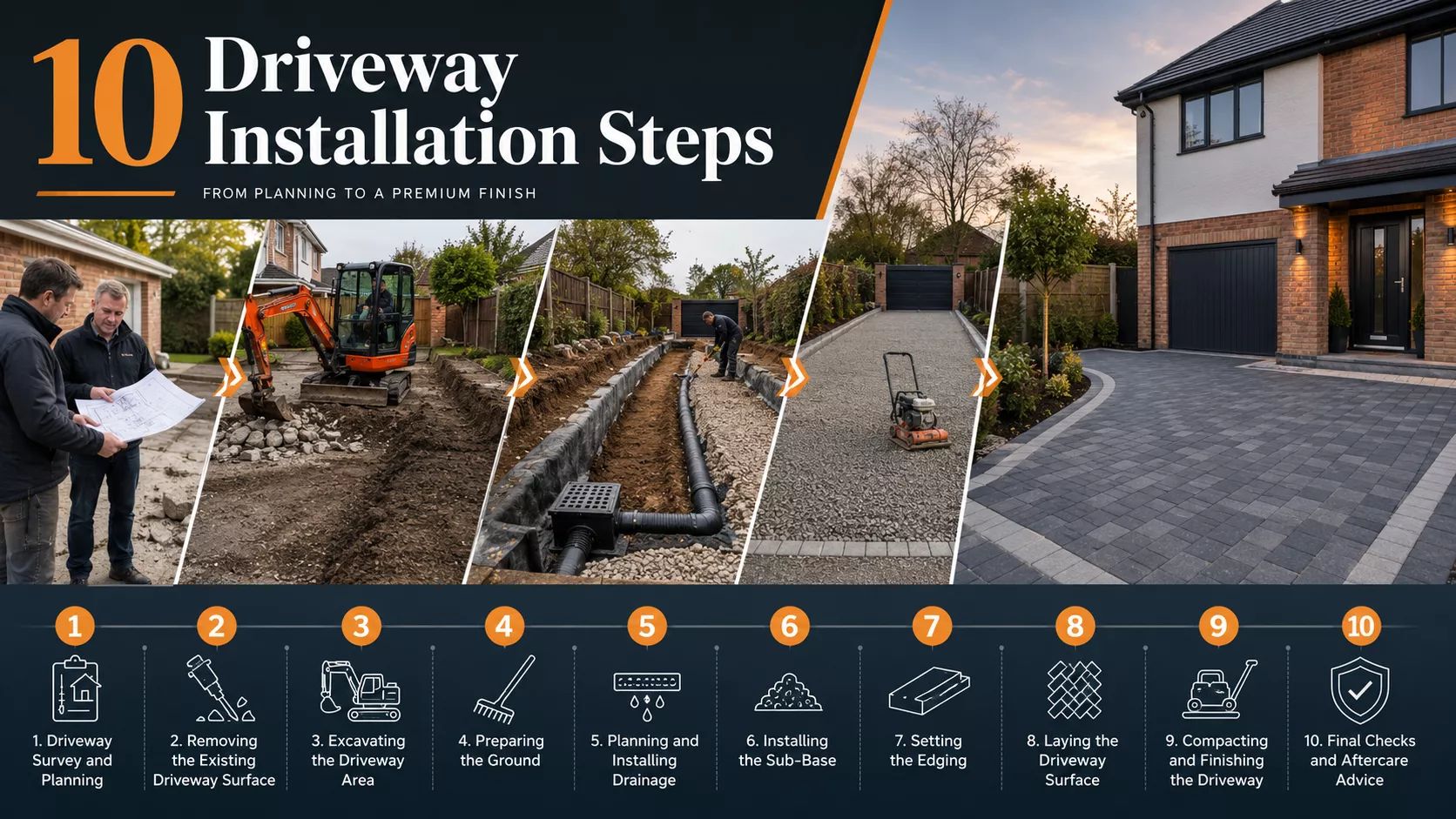 10 Driveway Installation Steps