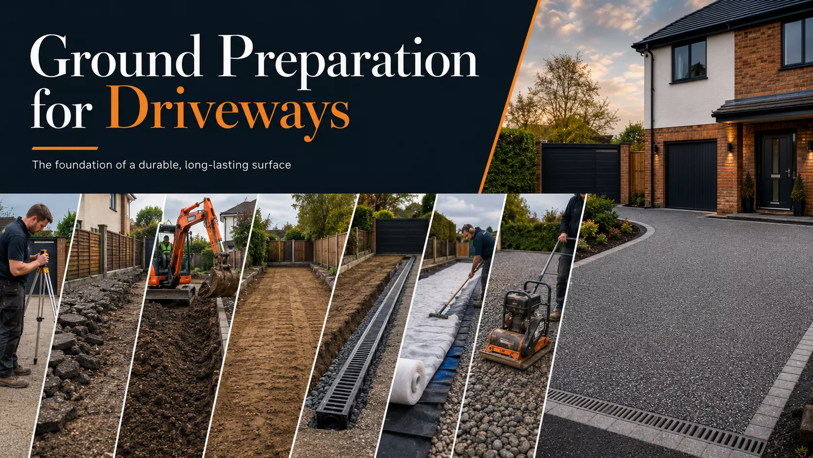 Ground Preparation for Driveways